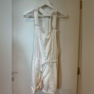 Aritzia Wilfred Free Beatriz Romper in White - size M